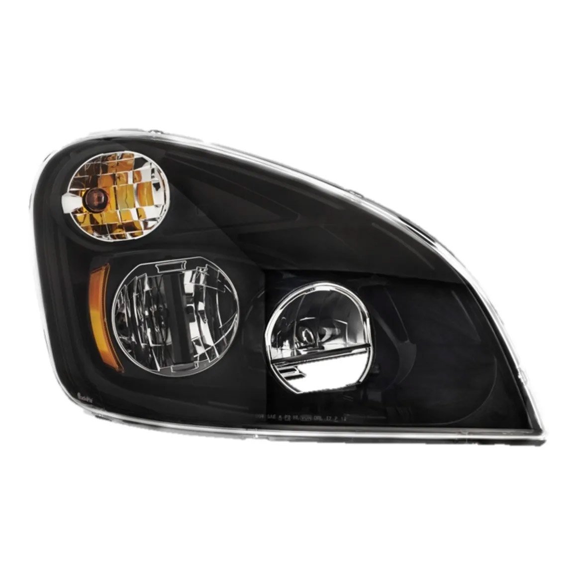 Faro Para Cascadia Lado Copiloto 15-19 Fondo Negro Con Led DER