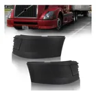 Par De Defensas Lateral Plastico Volvo Vnl Sin Faro 04-14 Negro - Imagen 5