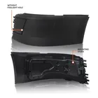 Par De Defensas Lateral Plastico Volvo Vnl Sin Faro 04-14 Negro - Imagen 2