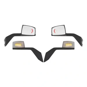 Par Espejos Cromo Con Direccional De Cofre Volvo Vnl 2018-