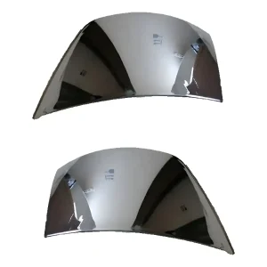 Par De Cubiertas Cromadas De Lateral Defensa Para Volvo 3ra